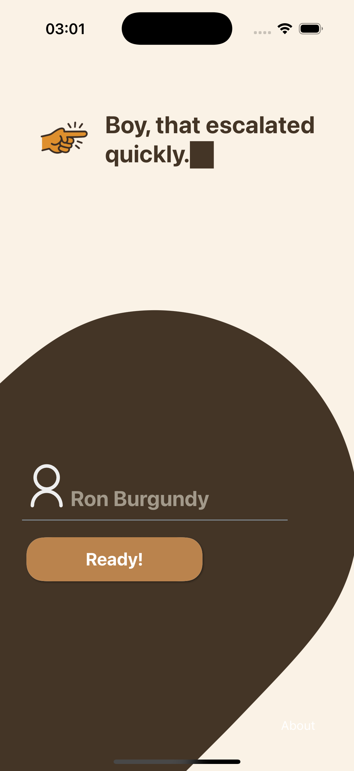 pickamovie app interface